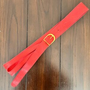 Rare Tiffany & Co. Elsa Peretti leather belt from the 1980s–1990s